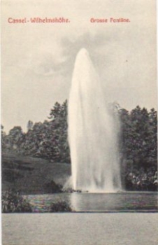 Kassel-Wilhelmshöhe Grosse Fontäne, * ca. 1910