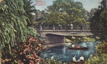 Magdeburg Stadtpark Reyherbrücke o 29.9.1909