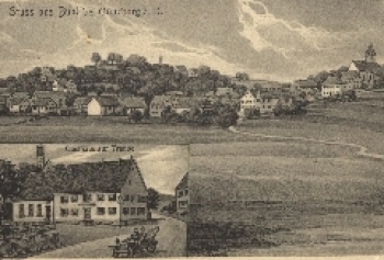 89346 Buehl bei Guenzburg Gasthaus zur Traube Litho o ca. 1914