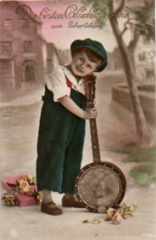 Boy with a banjo o 2.4.1923