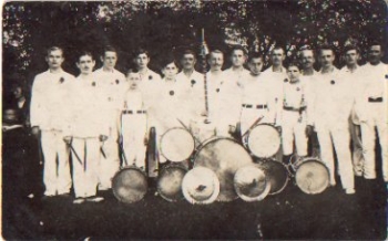 Spielmannszug, Echtfoto * ca. 1925