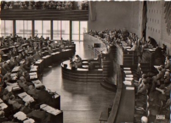 Plenarsaal des Bundestages