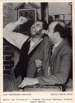 98617 Meininigen Meiniger Theater "The Determination" * 1958