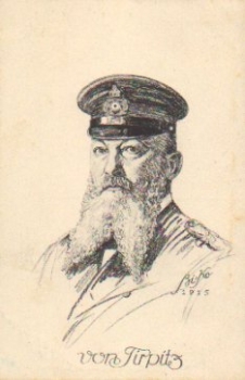 Großadmiral von Tripitz, Künstlerkarte BiKo * 1915