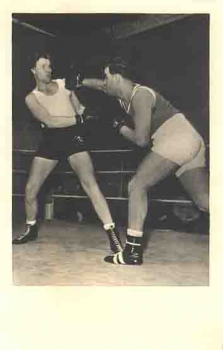 Boxen DDR-Meisterschaft Dietmar Krüger besiegt heinz Preuß 1955