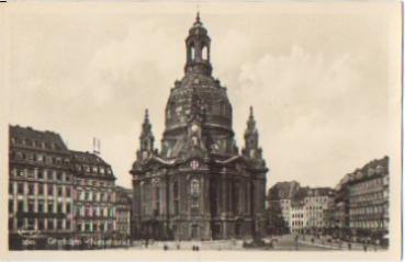 Dresden Neumarkt mit Frauenkirche *ca. 1930