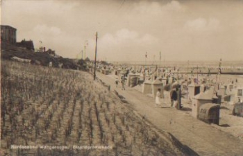 Wangerooge, Strandpromenade, Echtfoto, Realityphoto, o 08.08.1928