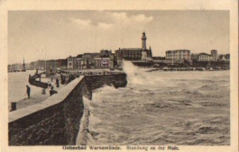 Warnemünde lighthouse * approx. 1910