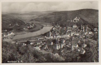 97877 Wertheim Luftaufnahme * 19.5.1934