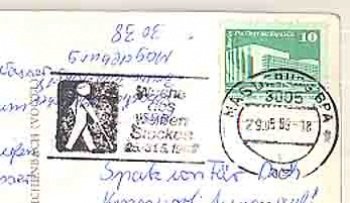 Woche des weißen Stockes 1981 (Blinde) auf AK