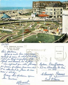 Trouville (Calvados) Minigolf gebr. July 23, 1963