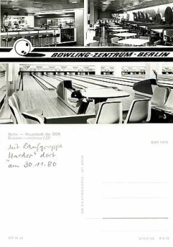 Bowling Zenrum Berlin *1980