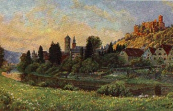 97877 Wertheim Künstlerkarte H. Hoffmann  *ca. 1910