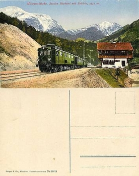 Mittenwaldbahn Station Hochzirl *ca. 1920