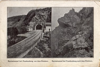 09669 Frankenberg Harras tunnel collapse *approx. 1930