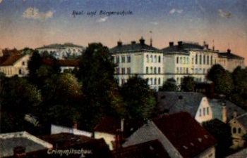 08451 Crimmitschau Real- und Bürgerschule o 24.6.1918