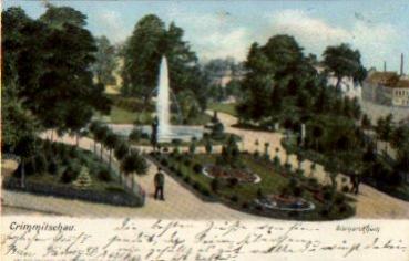 08451 Crimmitschau Bismarckhain o ca. 1900