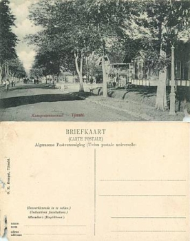 Java Tjimahi Kampementsstraal Nederlands-Indie Hindia-Belanda *ca. 1910