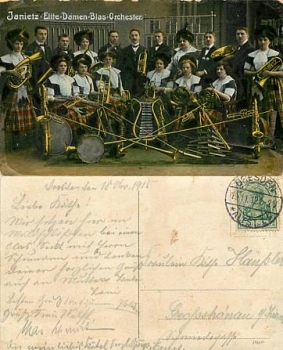 Janietz Elite Ladies Wind Orchestra Leipzig o November 19th, 1912