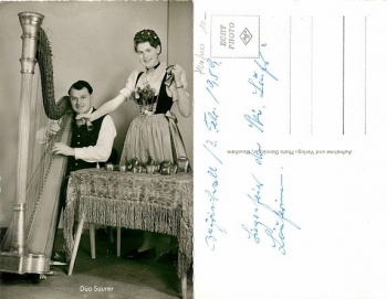 Duo Saurer with harp *1959