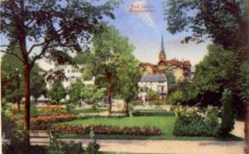 08645 Bad Elster Rosengarten gebr. ca. 1910