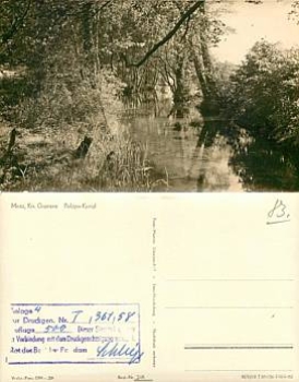 16775 Menz Pölzow canal printing permit *1956