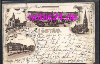 Loebtau Dresden Litho o 31.7.1899