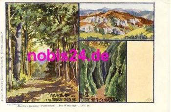 99817 Eisenach Wartburg Künstlerkarte * ca.1900 ​Martins Künstler Postkarten nr. 58 