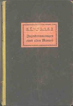 Kügelgen Jugenderinnerungen eines alten Mannes Verlag der Schillerbuchhandlung