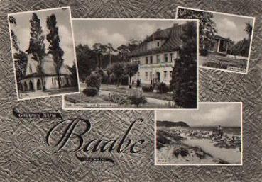 18586 Baabe Insel Rugen Post o 25.6.1960