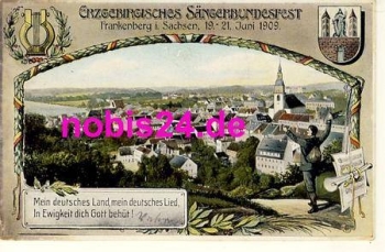 09669 Frankenberg Ore Mountains Singers' Association Festival o 1909