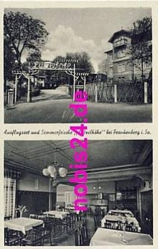 Frankenberg Sachsen Gasthaus Luetzelhoehe *ca.1935