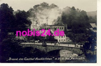 09669 Frankenberg Brand Gasthof  *ca.1908