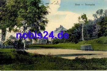 01587 Riesa Elbe Tennisplatz o 1910