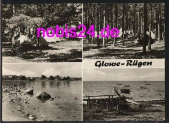 Glowe Rügen Camping Zeltplatz o 23.8.1968