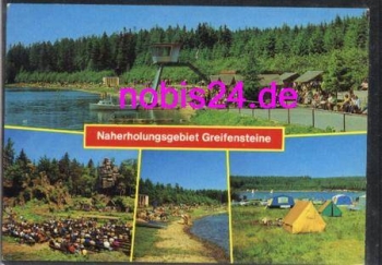 09427 Greifensteine Camping Bad Zeltplatz *ca.1985
