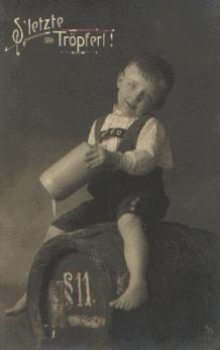Child with beer mug o 7.11.1910
