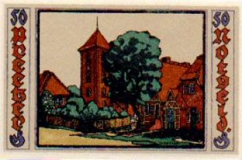 24211 Preetz city emergency money 50 pfennigs O. Kakler Straße 1921