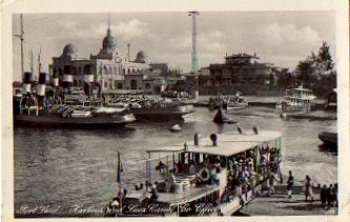 Port said Hafen Harbour and Sues Canal Egypt *ca. 1930