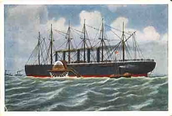 Pictures from all over the world Album No. 1 Pioneers of steam shipping The first ocean giant