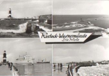 Rostock-Warnemünde Mole lighthouse o 09.3.1980