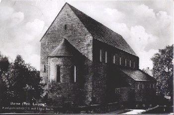 04552 Borna Kunigundenkriche mit Ehrenhain o 3.6.1934