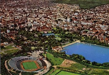 Hanover Lower Saxony Stadium Maschsee * approx. 1970