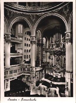 Dresden Frauenkirche interior * approx. 1965