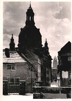 Dresden Munzgasse Frauenkirche o 12.9.1977