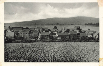 34630 Moischeid Ziegenhain rural postmark Moischeid via Treysa or around 1955