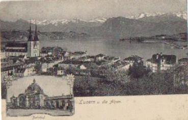Lucerne train station o 26.5.1906
