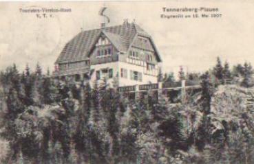 08529 Tenneraberg-Plauen Touristen-Vereins-Haus o 17.9.1907