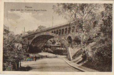 Plauen Friedrich-August Bridge o April 8, 192508529 Plauen Friedrich-August Brücke o 8.4.1925