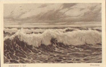 25980 Westerland Insel Sylt Künstlerkarte HSR *ca. 1920